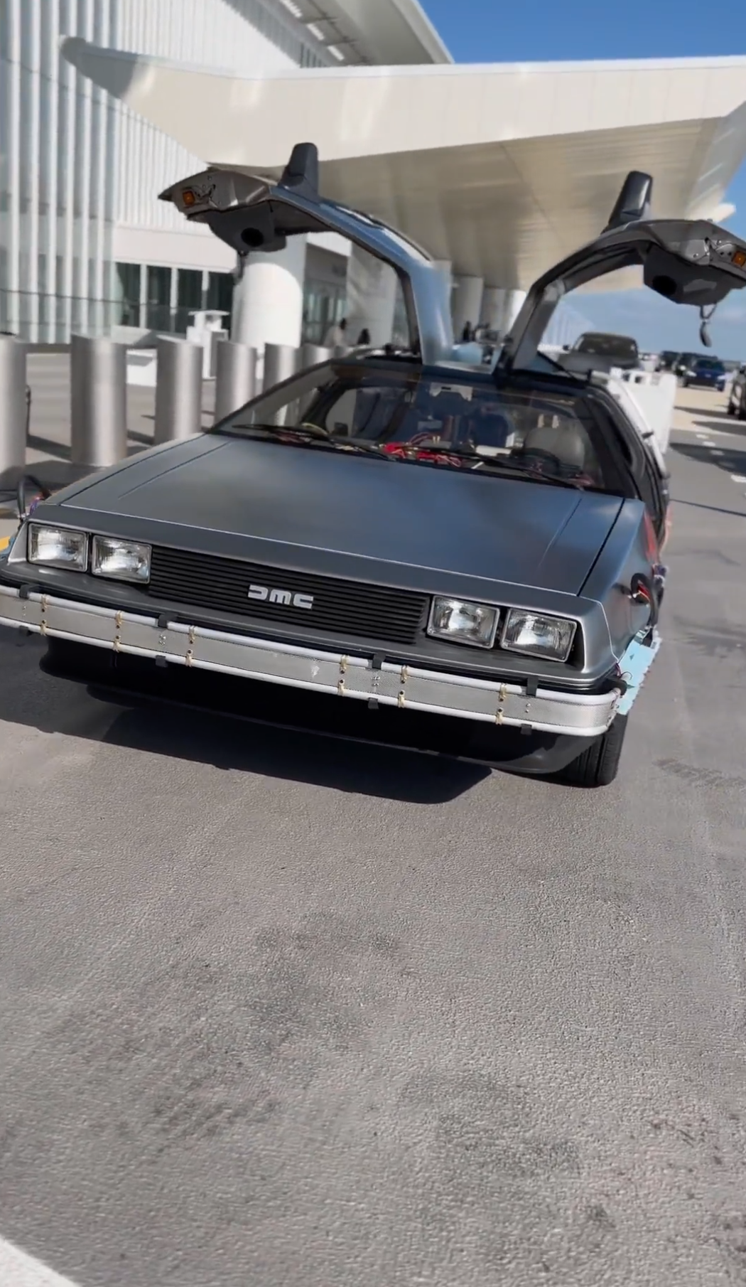 The Back to the Future DeLorean has made its way to MCO! 🚗💨